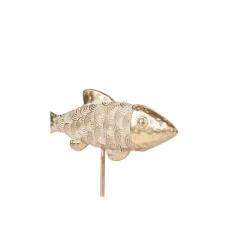 Karaca Nova (Fish) Fischförmiges Dekoratives Objekt/ Ornament 25x1 Gold Hot