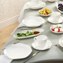 Karaca Novem 6 Personen Frühstücksset und Servierschalen, 32 Teilig Weıß01 Sale
