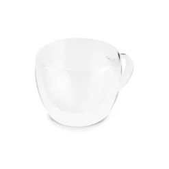 Karaca Olivia 6-teiliges doppelwandiges Espresso- und türkisches Kaffeetassen-Set für 6 Personen, 80 ml, Klar Clearance