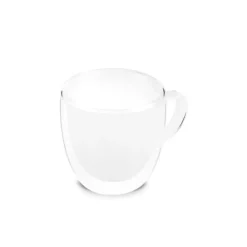 Karaca Olivier 6-teiliges doppelwandiges Espresso- und türkisches Kaffeetassen-Set für 6 Personen, 80 ml, Klar New