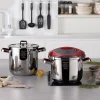 Karaca Orbit Schnellkochtopf-Set 6+8 L Rot Online