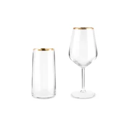 Karaca Orlando 12-Personen 25-Teiliges Glas-Set Klar Discount