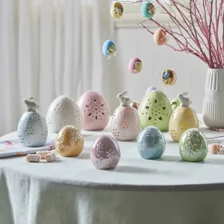 Karaca Ostern Keramische Dekorative Rosa Trinket 9cm Grün01 Sale