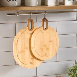 Karaca Ovelcut 2-teiliges Bambus-Schneidebrett-Set, Holz Online