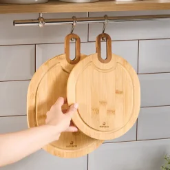 Karaca Ovelcut 2-teiliges Bambus-Schneidebrett-Set, Holz Online