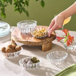 Karaca Oyster 6-teiliges Servierset Klar Hot