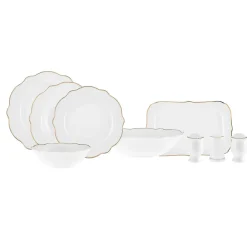 Karaca Pablo New Generation Bone Dinner Set für 12 Personen 59 Teiliges Gold Online
