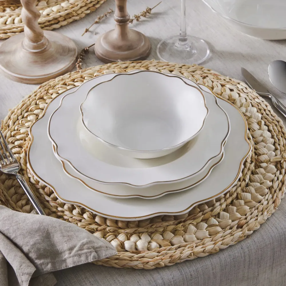 Karaca Pablo New Generation Bone Dinner Set für 12 Personen 59 Teiliges Gold Online