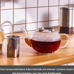Karaca Pandora Glas Teekanne Farblös Outlet