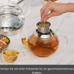 Karaca Pandora Glas Teekanne Farblös Outlet