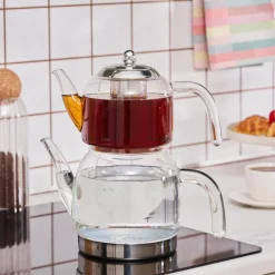 Karaca Panora Glas Teekanne Farblös Best
