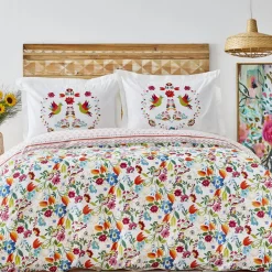Karaca Parlin Bettwäsche-Set aus 100 % türkischer Baumwolle, Doppelbett, Fuchsia Discount