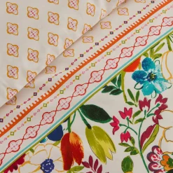 Karaca Parlin Renforcé Bettwäsche-Set, Einzelbett, Fuchsia Hot