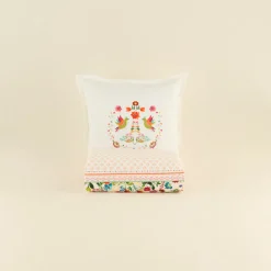 Karaca Parlin Renforcé Bettwäsche-Set, Einzelbett, Fuchsia Hot
