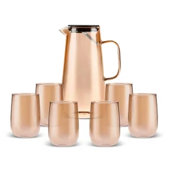 Karaca Parma Wasser Set, 7 Teilig, Amber New