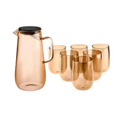 Karaca Parma Wasser Set, 7 Teilig, Amber New