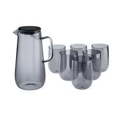 Karaca Parma Wasserset, 7 Teilig, Blau Blau01 Hot