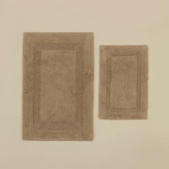 Karaca Pauline Badvorleger-Set, 60 × 90 cm + 40 × 60 cm, Beige Best