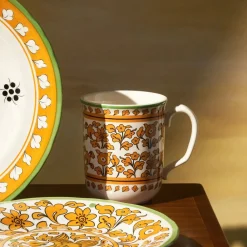 Karaca Paye Selcuklu Serie Gelb Becher 340 ml Multıfarben Sale