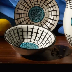 Karaca Paye Seldschuken-Serie Schüssel blau 16 cm Multıfarben Sale