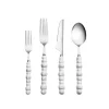 Karaca Pearl 24-teiliges Besteckset Für 6 Personen, Silber Hot