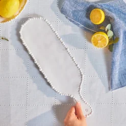 Karaca Perla, Melamin Käseteller, 43cm, Weiß Weıß01 Sale