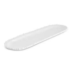 Karaca Perla, Melamin Servierplatte in Bootsform, 44cm, Weiß Weıß01 Online