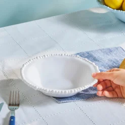 Karaca Perla, Melamin-Tiefer Teller, 22cm, Weiß Weıß01 Online