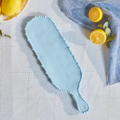 Karaca Perla Servierplatte aus Melamin, 43 cm, Hellblau Online