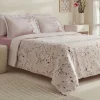 Karaca Pesla Bettwäsche-Set aus 100 % Baumwoll-Satin, Einzelbett, Rosa Best