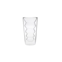 Karaca Pia Doppelwandiges Capuccino Glas 330 ml Klar Discount