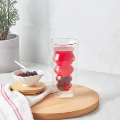 Karaca Pia Doppelwandiges Capuccino Glas 330 ml Klar Discount