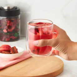 Karaca Pia Doppelwandiges Wasserglas 350 ml Klar Sale