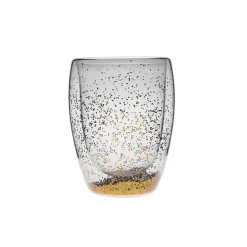 Karaca Pia en Glitter Wasserglas 350 ml Gold Clearance