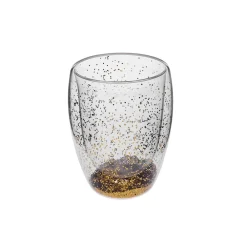 Karaca Pia en Glitter Wasserglas 350 ml Gold Clearance