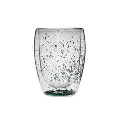 Karaca Pia Grün Glitter Wasserglas 350 ml Grün01 Outlet