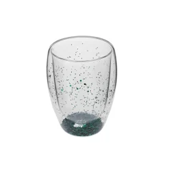 Karaca Pia Grün Glitter Wasserglas 350 ml Grün01 Outlet
