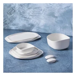 Karaca Plato für 12 Personen Geschirrset, 59 Teilig, New Generation Bone Gold Outlet