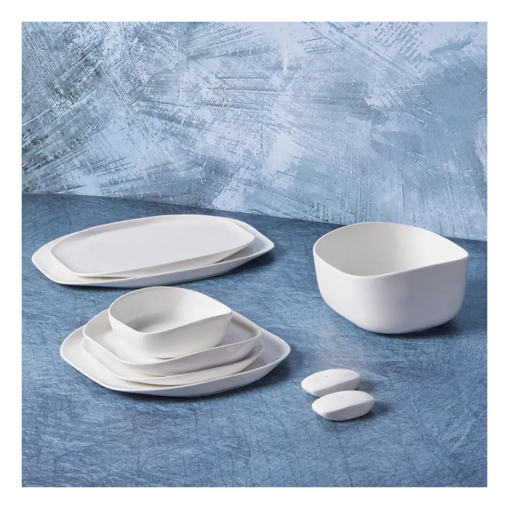 Karaca Plato für 12 Personen Geschirrset, 59 Teilig, New Generation Bone Gold Outlet