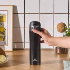 Karaca Pluton, Thermosflasche, 450ML, Schwarz Discount