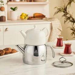 Karaca Pocelinox Porzellan Teekannen Set Discount