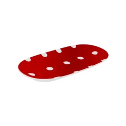 Karaca Polka Dot Rot Porzellanteller 26 cm Rot02 Online