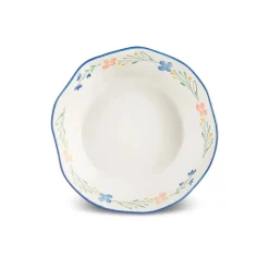 Karaca Primavera Schale mit Blumen Rosa01 Discount