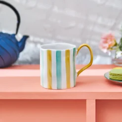 Karaca Primavera Streifen Tasse Multıfarben Online