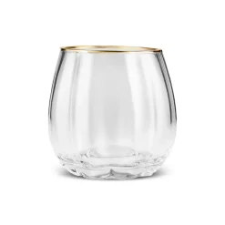 Karaca Priscilla Glas Set für 6 Personen, , 380 ml Gold Outlet