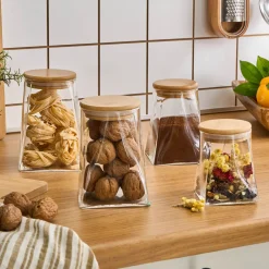Karaca Prism, 4-Teiliges Vorratsdosen Set Farblös Sale