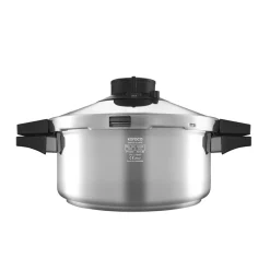 Karaca Quick and Safe Induktions-Schnellkochtopf-Set 6+8 Lt Farblös Best