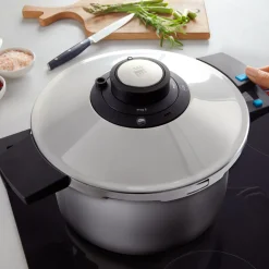 Karaca Quick and Safe Induktions-Schnellkochtopf-Set 6+8 Lt Farblös Best