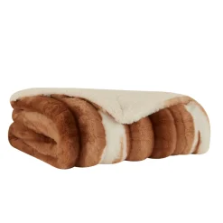 Karaca Rabbit Braun Sherpa Decke 150x200 Kahverengi Outlet