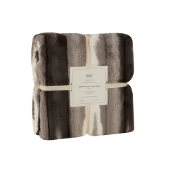 Karaca Rabbit Graue Sherpa Decke 150x200 Gri Clearance